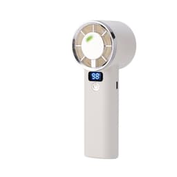 Handhållen fläkt: Portabel kylning med lång batteritid Vit