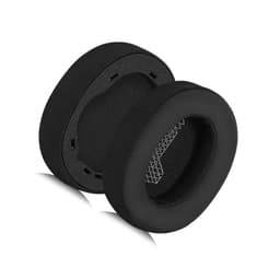 Utbytesöronkuddar för JBL LIVE 650BTNC, svart issilkesmaterial, 2-pack