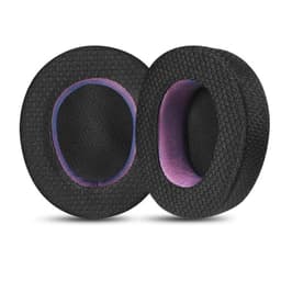 Utskiftbare øreputer for SteelSeries Arctis Nova Pro - Svart og lilla Kablet versjon Øreklokker i netting