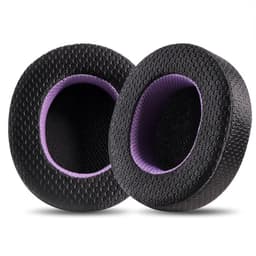 Utskiftbare øreputer for SteelSeries Arctis hodetelefoner Kunstskinn + fiberklut