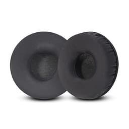 Utskiftbare øreputer for Sony WH-CH520 hodetelefoner - Isilkestoff (7CM) Sort