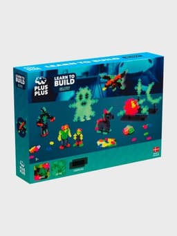 Plus Plus Lär dig bygga - Glöd i mörkret (3928)