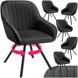 Drejelig velour stol Snug, polstret