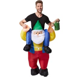 Uppblåsbar ridande dräkt Tomte