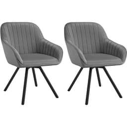 Drejelig velour stol Snug, polstret