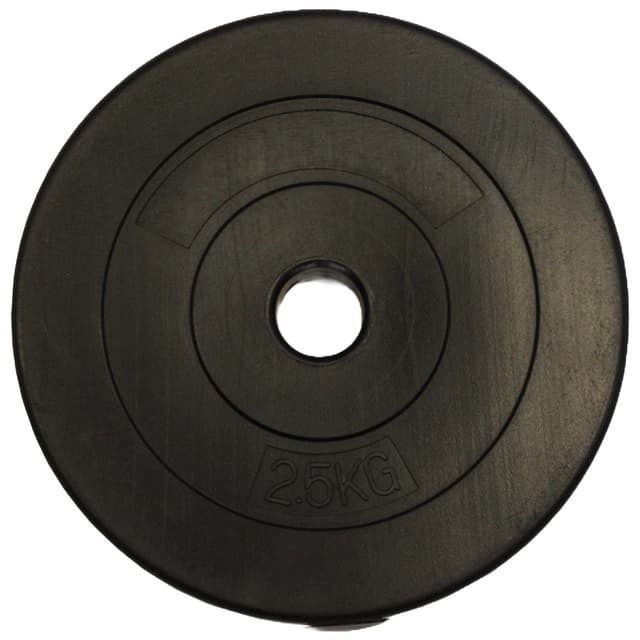Fit'n Shape Vinyyl skivvikter (2x2.5-15kg) 30mm - 2,5 kg