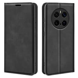 Til Honor Magic7 Pro 5G Etui Hudfølelse Pungcover - Sort