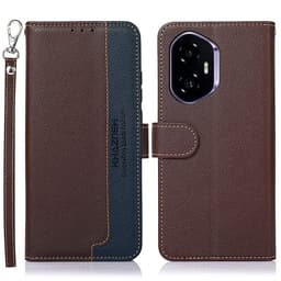 KHAZNEH puhelimen kansi Honor 400 5G - Ruskea/Sininen