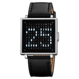 SKMEI Elektronisk Armbandsklocka Digital Klocka Datum Armbandsur - Silver Läder