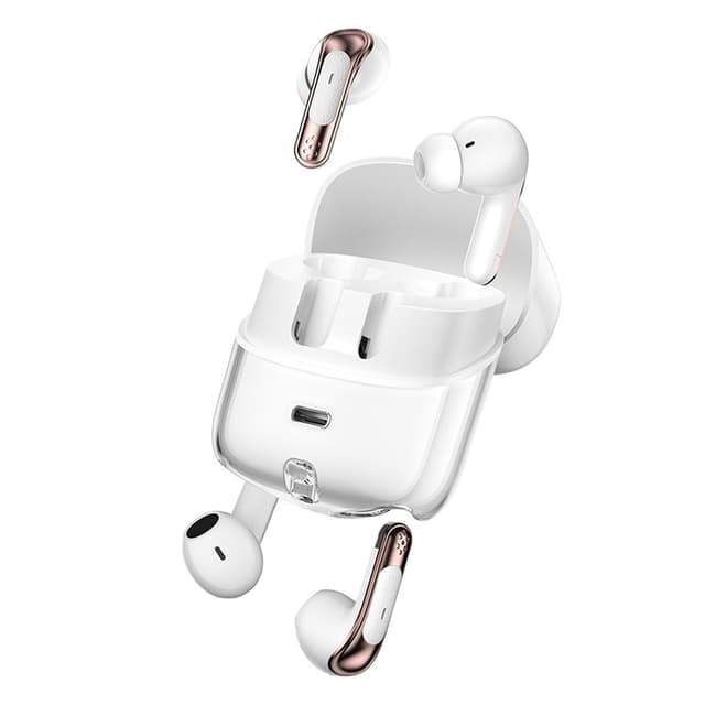 2 par trådlösa hörlurar Bluetooth 5.4 in-ear sporthörlurar LED stereo