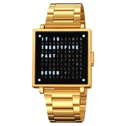 SKMEI elektronisk armbåndsur digital klokke dato armbåndsur - Gull - Stål