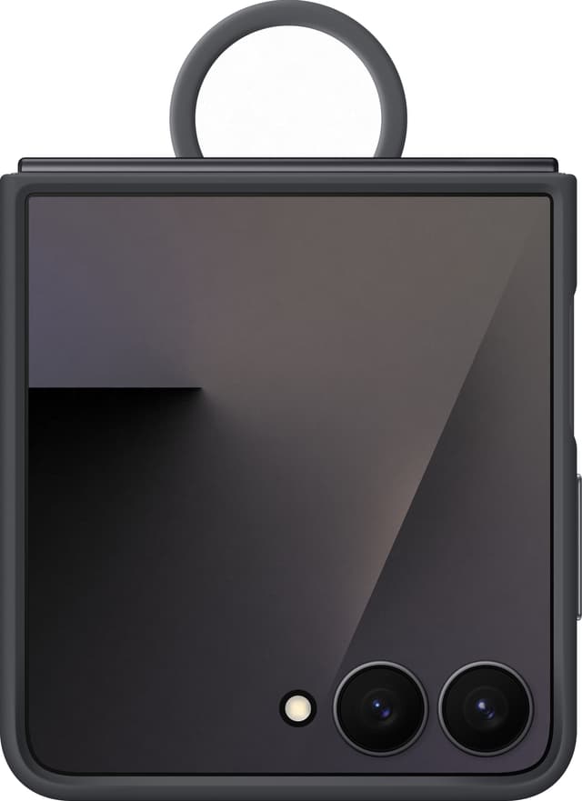 Galaxy Z Flip 7 silikonfodral med ring