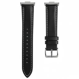Läder klockarmband Huawei Watch Fit 4 Pro - Onyx black