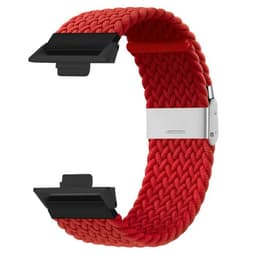 Flettet elastisk urrem Huawei Watch Fit 3 - Mørkerød