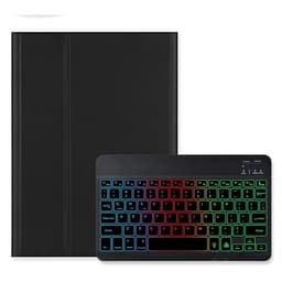 Sort Bluetooth-tastatur etui til Lenovo M10 (3. generation)