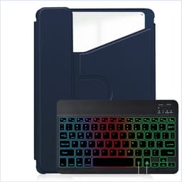 Kompatibel med iPad Air4/Air5 10.9'' Roterende Akryl Bluetooth Tastatur Etui