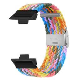Flettet elastisk klokkereim Huawei Watch Fit 4 - Light rainbow