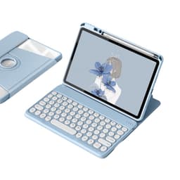BLÅTT 360° ROTERENDE BLUETOOTH-TASTATURDEKSEL for Xiaomi Pad 7/7 Pro 11.2"" (2024) – Praktisk og Beskyttende