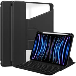 360° Roterande Bluetooth-Tangentbordsfodral för iPad 11 (A16) 2025/iPa