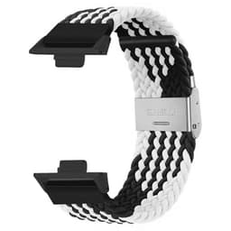 Flettet elastisk klokkereim Huawei Watch Fit 4 - Svarthvit