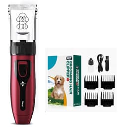 Klippemaskin for kjæledyr - Forbedret keramisk blad, rubinrød