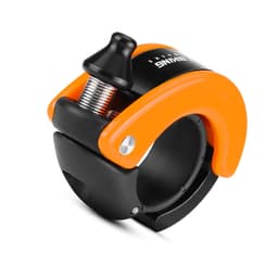 Skjult sykkelbjelle i konkylie-stil - Høy og klar lyd Oransje