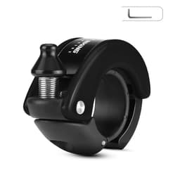 Skjult sykkelbjelle i konkylie-stil - Høy og klar lyd Sort