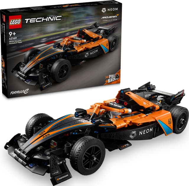LEGO Technic NEOM McLaren Formula E racerbil 42169