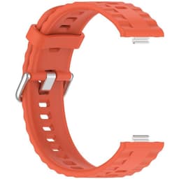 RIB klockarmband Huawei Watch Fit 3 - Reddish orange