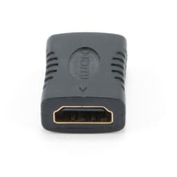 HDMI (naaras–naaras) jatkosovitin, kultaliittimet, HDMI A-tyypin adapteri