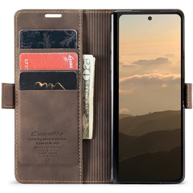 CaseMe mobilfodral 013 Samsung Galaxy Z Fold 7 - Coffee