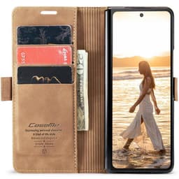 CaseMe mobildeksel 013 Samsung Galaxy Z Fold 7 - Brun
