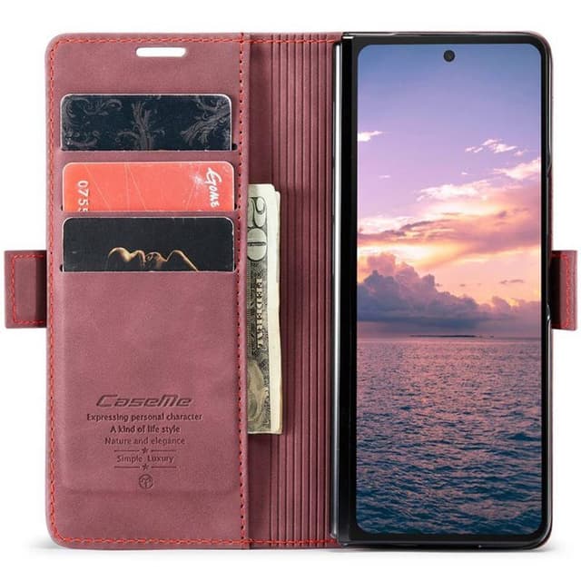 CaseMe mobilfodral 013 Samsung Galaxy Z Fold 7 - Vinröd - Elgiganten