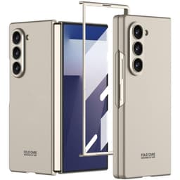GKK Ultrathin 2i1 kuori Samsung Galaxy Z Fold 7 - Royal gold