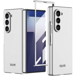 GKK Ultrathin 2i1 kuori Samsung Galaxy Z Fold 7 - Silver