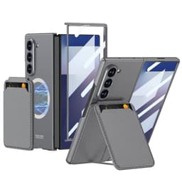 GKK Magnet Card Holder deksel Samsung Galaxy Z Fold 7 – Glacier gray