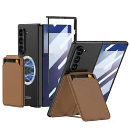 GKK Magnet Card Holder cover Samsung Galaxy Z Fold 7 - Espresso noir