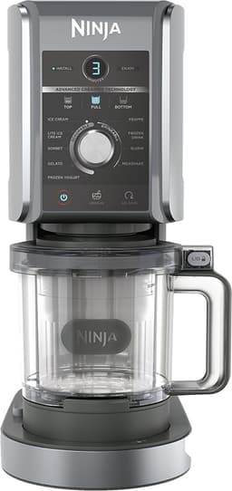Ninja CREAMi Deluxe jäätelökone NC502EU (hopea)