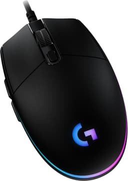 Logitech G203 Lightsync gamingmus (sort)