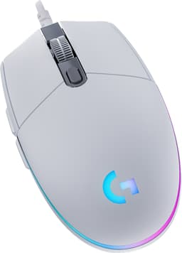 Logitech G203 Lightsync gaming mus (hvid)