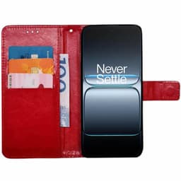 Wallet cover 3-kort OnePlus Nord 5 - Rød