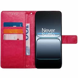 Wallet cover 3-kort OnePlus Nord 5 - Lyserød