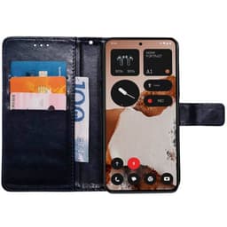 Lommebokdeksel 3-kort Nothing CMF Phone 2 Pro - Mørkeblå