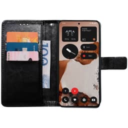 Lompakkokotelo 3-kortti Nothing CMF Phone 2 Pro - Musta