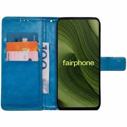 Wallet cover 3-kort Fairphone 6 - Lyseblå