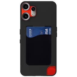 Silikone cover med kortholder Nothing CMF Phone 2 Pro - Sort