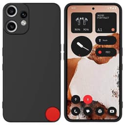Liquid silikone cover Nothing CMF Phone 2 Pro - Sort