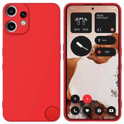Liquid silikon skal Nothing CMF Phone 2 Pro - China Red