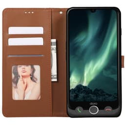 Blush mobilcover 3-kort Doro Aurora A31 - Rusty Bronze