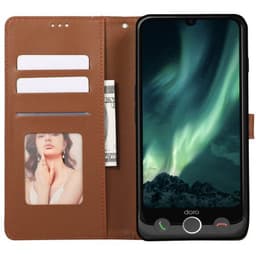 Blush mobilfodral 3-kort Doro Aurora A30 - Rusty Bronze